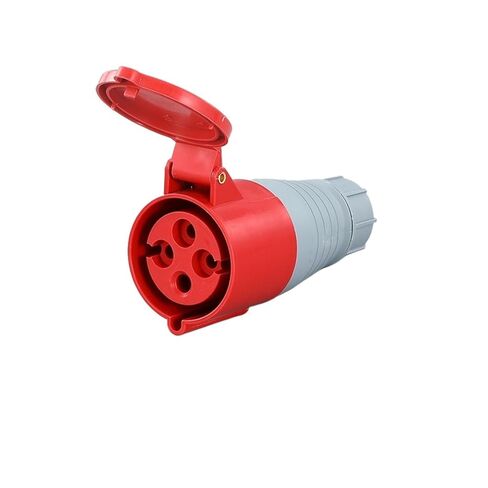 Industrial Plug and Socket Connector Three-Phase Electric 3/4/5 core 16A/32A Waterproof Aviation Male(4 Core 16a Connector Socket 214) in Saudi Arabia