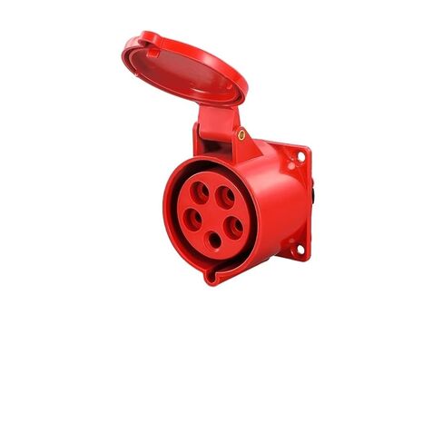 Industrial Plug and Socket Connector Three-Phase Electric 3/4/5 core 16A/32A Waterproof Aviation Male(4 Core 16a Connector Socket 214) in Saudi Arabia