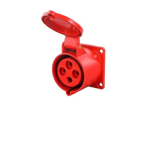 Industrial Plug and Socket Connector Three-Phase Electric 3/4/5 core 16A/32A Waterproof Aviation Male(4 Core 16a Connector Socket 214) in Saudi Arabia
