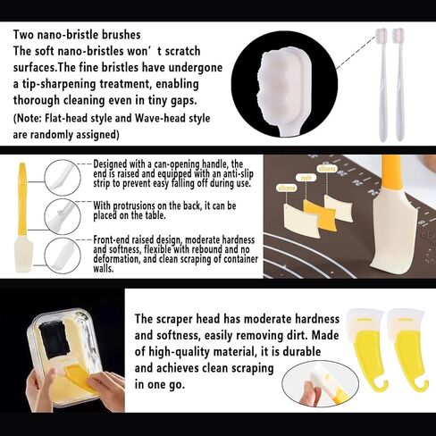 52 Pcs Resin 3D Printing Tool Kit with 304 Stainless Steel Resin Filter Funnel，Silicone Pad, Scraper，Tweezers & Cleaning Tools | Accessories for Model Removal, Resin Recycling & Post-Processing in Kuwait
