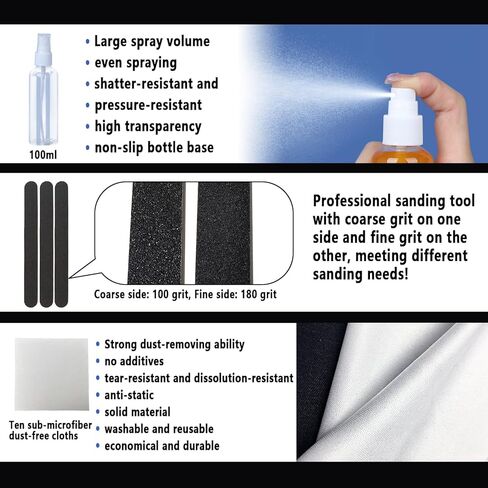 52 Pcs Resin 3D Printing Tool Kit with 304 Stainless Steel Resin Filter Funnel，Silicone Pad, Scraper，Tweezers & Cleaning Tools | Accessories for Model Removal, Resin Recycling & Post-Processing in Kuwait