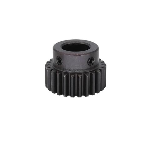 Steel Heavy Duty Motor Pinion Gear 1M 26/27T Carbon Steel Blackening Spur Gear Bore 6-14mm(10 mm-1M27T) in Saudi Arabia