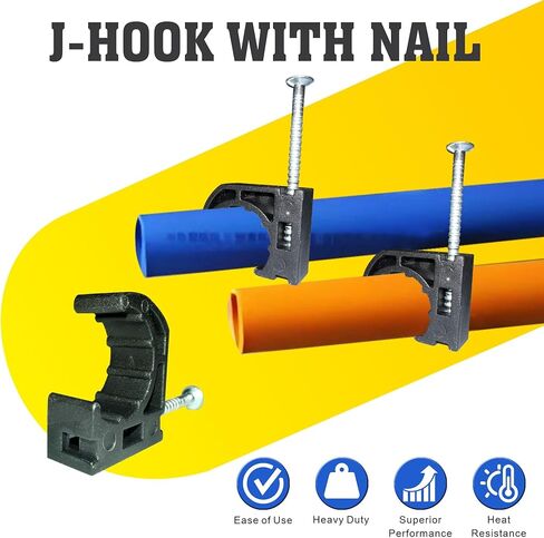 10 Pcs 3/8" - 1/2" Pex 90 Degree Elbow Plastic Tubing Bend Support With 20Pcs Half Clamp Fixture J-Hook,Elbow 90 Degree Pipe Fitting Kit Black,For 1/2 Inch Pex Tubing/Pipe Support in Kuwait