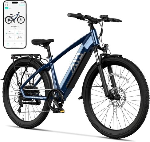 TST Electric Bike for Adults, 1200W/750 Peak Ebike with 15Ah/7.8Ah Battery, up to 40-60 Miles Range, 25 MPH Electric Bicycle, 7 Speed, All-Terrain E Bike for Commute in Kuwait