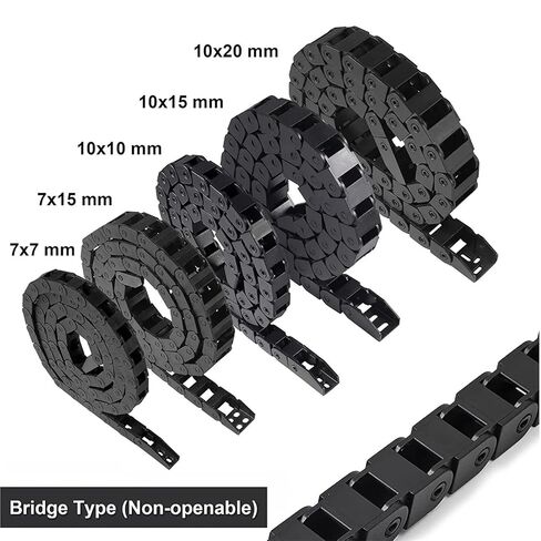 Plastic Cable Chain 1M Wire Carrier Drag Chain with End Connector Chains(10x10mm) in Saudi Arabia