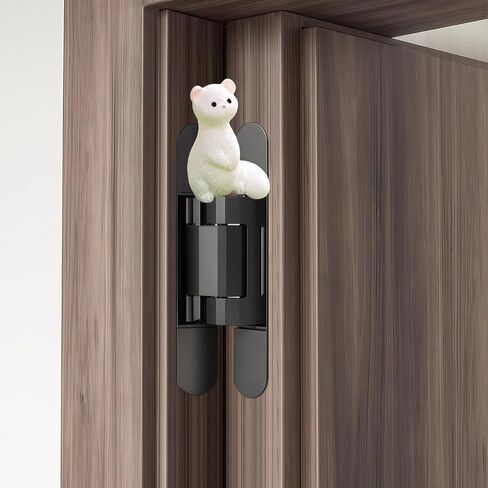 Cute Mini Creative Forest Animals, Little Ferrets Hinge Heads Decorative Topper Set 6PCS, Home Decoration,Magnetic Hinge Head Toppers Door Hinge in Saudi Arabia