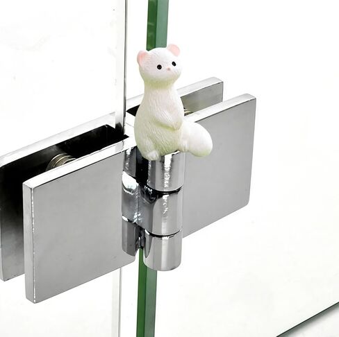 Cute Mini Creative Forest Animals, Little Ferrets Hinge Heads Decorative Topper Set 6PCS, Home Decoration,Magnetic Hinge Head Toppers Door Hinge in Saudi Arabia
