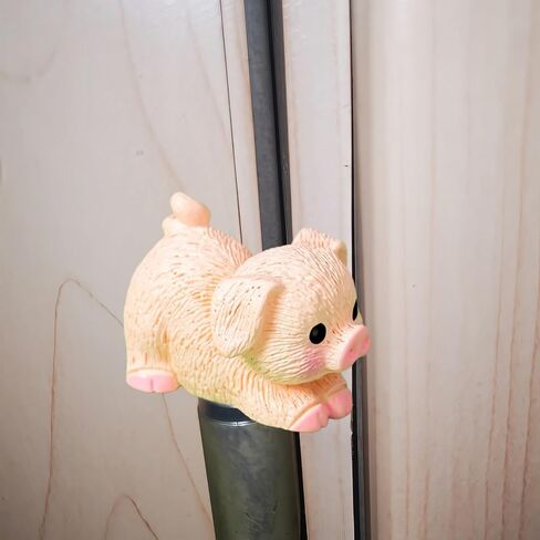 Cute Mini Creative Piglet Hinge Heads Decorative Topper Set 6PCS, Home Decoration,Magnetic Hinge Head Toppers Door Hinge in Saudi Arabia