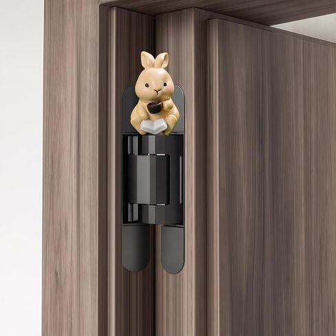 Cute Mini Creative Forest Animals, Little Rabbits Hinge Heads Decorative Topper Set 3PCS, Home Decoration,Magnetic Hinge Head Toppers Door Hinge in Saudi Arabia
