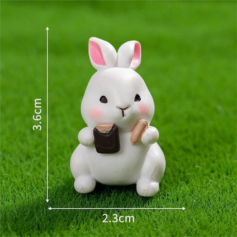 Cute Mini Creative Forest Animals, Little Rabbits Hinge Heads Decorative Topper Set 3PCS, Home Decoration,Magnetic Hinge Head Toppers Door Hinge in Saudi Arabia