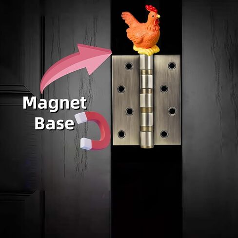 Cute Mini Creative Little Rooster Hinge Heads Decorative Topper Set 6PCS, Home Decoration,Magnetic Hinge Head Toppers Door Hinge in Saudi Arabia