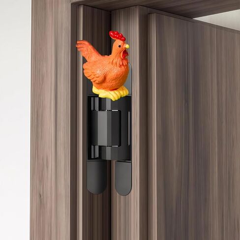 Cute Mini Creative Little Rooster Hinge Heads Decorative Topper Set 6PCS, Home Decoration,Magnetic Hinge Head Toppers Door Hinge in Saudi Arabia