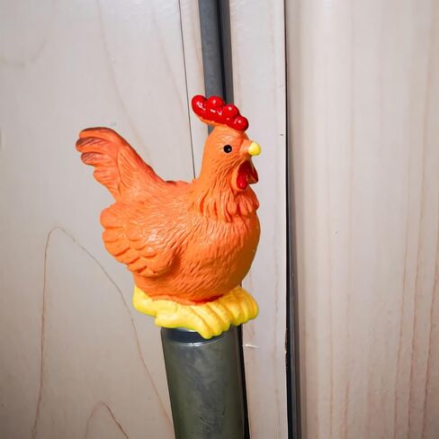 Cute Mini Creative Little Rooster Hinge Heads Decorative Topper Set 6PCS, Home Decoration,Magnetic Hinge Head Toppers Door Hinge in Saudi Arabia