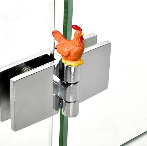 Cute Mini Creative Little Rooster Hinge Heads Decorative Topper Set 6PCS, Home Decoration,Magnetic Hinge Head Toppers Door Hinge in Saudi Arabia