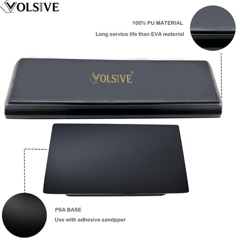 24 قطعة PSA مجموعة قوالب الصنفرة القابلة للتعديل، مجموعة أدوات صنفرة يدوية للجسم مع 20 قطعة من ورق الصنفرة ذاتي اللصق، مرنة لطلاء السيارات وأثاث رمل النجارة in Kuwait