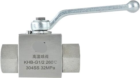1PCS 1/8" 1/4" 1/2" 1" 1-1/2" 2" High Temperature Ball Valve KHB-G Stainless Steel Anti-Corrosion Hydraulic Ball Valve(1/8") in Kuwait