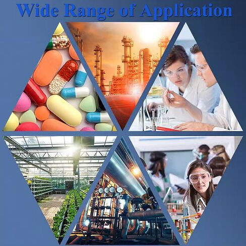 Glass Reactor 5L Chemical Glass Jacketed Vessel for Reaction Distillation Digital Display Double-Layer Lab Reactor with Support Frame Adjustable Speed for Lab Reaction Distillation 220V in Kuwait