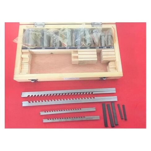 18 قطعة Keyway Broach مجموعة 4/5/6/8 مللي متر متري دفع نوع الدبابيس لآلة القطع باستخدام الحاسب الآلي أداة تشغيل المعادن لأشغال المعادن ، مخرطة in Saudi Arabia