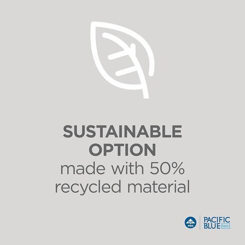Pacific Blue Basic C-Fold Recycled Paper Towels (Previously Branded Envision) by GP PRO (Georgia-Pacific), White, 25190, 240 Towels Per Pack, 10 Packs Per Case (2400 Total), 10.10" x 13.20 in Saudi Arabia