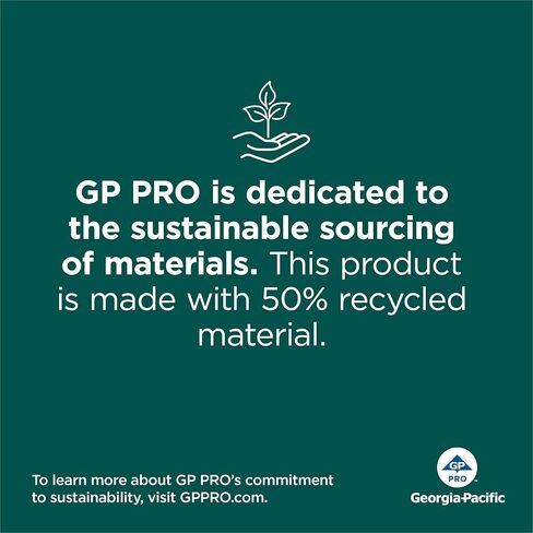 Pacific Blue Basic C-Fold Recycled Paper Towels (Previously Branded Envision) by GP PRO (Georgia-Pacific), White, 25190, 240 Towels Per Pack, 10 Packs Per Case (2400 Total), 10.10" x 13.20 in Saudi Arabia