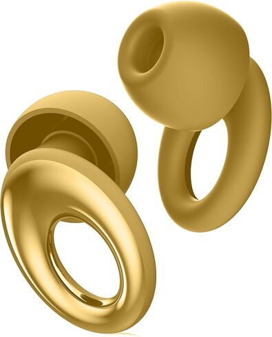 Ear Plugs for Sleeping Noise Cancelling, Concert Ear Plugs with 30dB Noise Reduction, Reusable Silicone Earplugs for Sleep, Travel, Work, Study, Comfortable Fit with 4 Sizes and Carrying Case (Black) in Kuwait