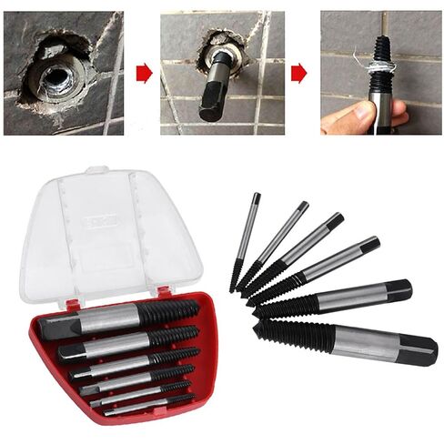 Fafeicy HSS Screw Extractor Remover Set High Hardness Strong Torque Household Office in Saudi Arabia