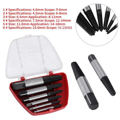 Fafeicy HSS Screw Extractor Remover Set High Hardness Strong Torque Household Office in Saudi Arabia