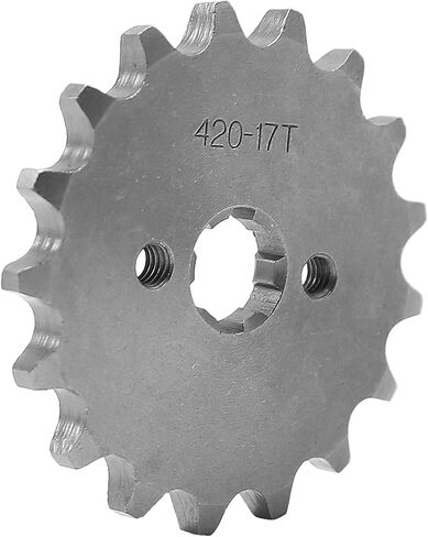 420 Chain Sprocket 17T 17mm Front Sprocket shaft Compatible with 50cc 70cc 110cc 125cc 140cc 160cc ATV Dirt Bike Quad TaoTao Roketa Sunl in Saudi Arabia