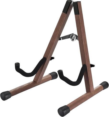 حامل جيتار MOREYES، أرضية جيتار صوتي، حامل جيتار خشبي كهربائي، إطار حامل جيتار قابل للطي، عرض صوتي، كهربائي، جيتار باس، سهل التجميع in Kuwait