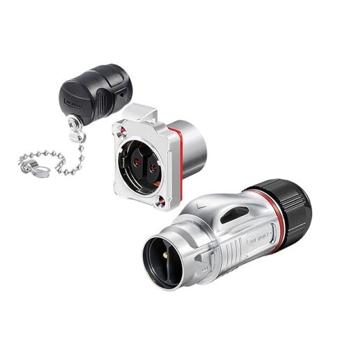 1Pcs Waterproof IP68 M24 Circular Connector 2 3 4 10 12 19 24 Pin BD24 Outdoor Panel Connector for Power Signal Equipments(Type A Set,24P) in Saudi Arabia