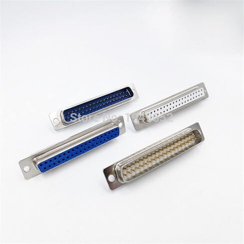 DB37 VGA موصل المنفذ المتوازي D SUB 37pin مقبس المنفذ الأساسي أنثى ذكر محول 1 قطعة (أنثى ذهبية) in Kuwait