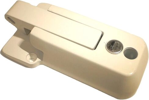 BL-65610-330-3000-LO2-2 مقطورة بضائع بقفل أبيض على حد سواء لقفل مزلاج باب Cambar التلقائي - مقاس 6 بوصة × 3-9/16 بوصة - استبدال مزلاج باب المقطورة in Saudi Arabia