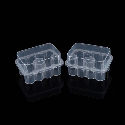 منظم قوارير الأنسولين والببتيد 20 فتحة للثلاجة - حامل زجاجات طبية قابل للتكديس، حقيبة تخزين شفافة لقوارير 3 مل و10 مل، حل موفر للمساحة لمستلزمات مرضى السكري (3 مل + 3 مل) in Kuwait