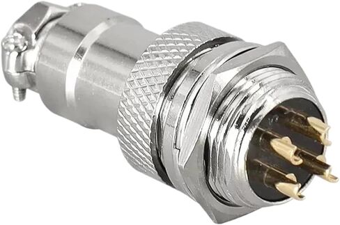 GX16 Industrial 2/3/4/5/6/7/8/9/10 Pin Male Plug/Female Socket Connector 2-Pin(4P Female) in Saudi Arabia