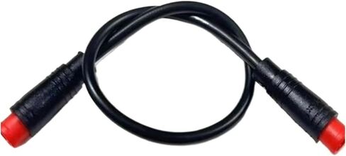 1 piece M8 2 3 4 5 6 pin connector plug electric bicycle cable female male optional connector 20CM(3Pin Male-Male) in Kuwait