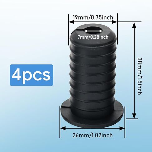 4 قطع من حلقات تثبيت الحائط Starlink بطول 3/4 بوصة من السيليكون - سلك تلفزيون جدار جاف مقاوم للماء يمر عبر حلقة كبل منفصلة غير قابلة للانزلاق لمحول توجيه كابلات Ethernet Dishy من Starlink، (أسود بارتفاع 1-1/2 بوصة) in Kuwait