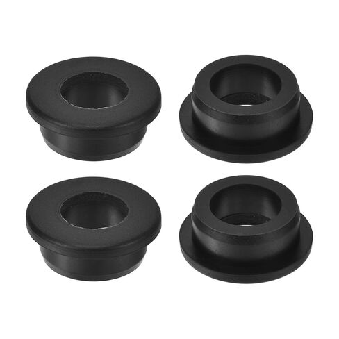 uxcell 4Pcs Rubber Grommets 24mm Drill Hole, 15mm ID Hole Top Hat Grommet Black Silicone Rubber Hole Plug Gasket for Wiring, Automotive in Saudi Arabia