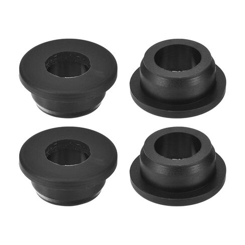 uxcell 4Pcs Rubber Grommets 24mm Drill Hole, 15mm ID Hole Top Hat Grommet Black Silicone Rubber Hole Plug Gasket for Wiring, Automotive in Saudi Arabia