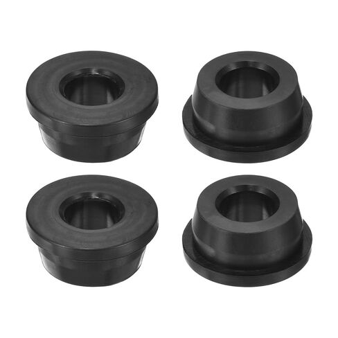uxcell 4Pcs Rubber Grommets 24mm Drill Hole, 15mm ID Hole Top Hat Grommet Black Silicone Rubber Hole Plug Gasket for Wiring, Automotive in Saudi Arabia