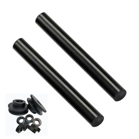 4Pack Round Acetal Copolymer Rods - 3/8 -Inch Diameter and 12-Inch Length Opaque Black Acetal Copolymer Rods （POM-C） Standard Tolerance Perfect for Non-Marring Fixtures(0.38in×12in) in Saudi Arabia