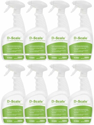 منظف ​​النافورة والتهوية من إيرماكس D-Scale لمعدات البركة والبحيرات، وإزالة الرواسب الجيرية والكالسيوم وبقع الصدأ، معالجة تنظيف مائية آمنة، 32 أونصة in Kuwait