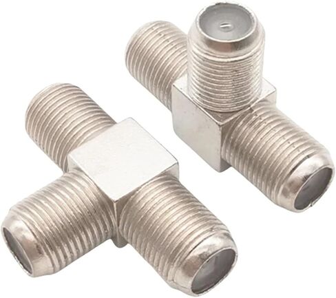 مقسم من النوع F ثلاثي الاتجاه أنثى من النوع F إلى موصل محوري أنثى من النوع الثاني in Kuwait