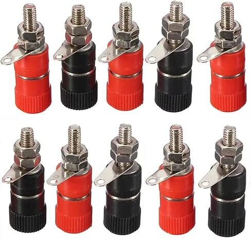 10 Pack 4mm Jack Binding Post Nuts Banana Plug Jack Connectors in Kuwait