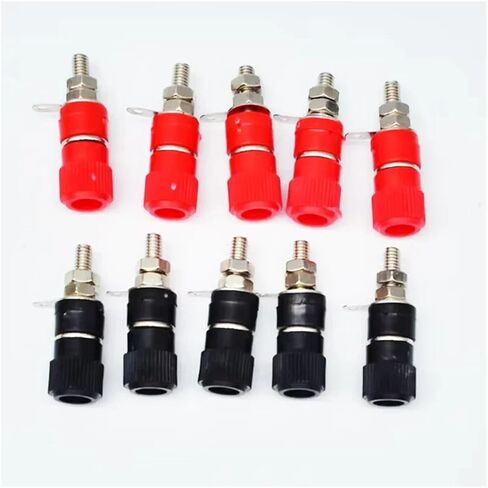 10 Pack 4mm Jack Binding Post Nuts Banana Plug Jack Connectors in Saudi Arabia