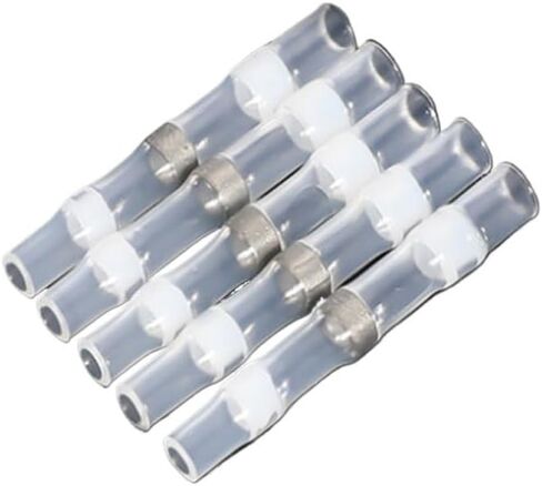 50/100 pcs, solder hot-butt wire connector terminals(50pcs blue) in Saudi Arabia