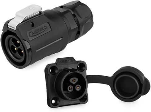 M16 2~9 pin power cord connector male plug female socket(3 Pin) in Saudi Arabia