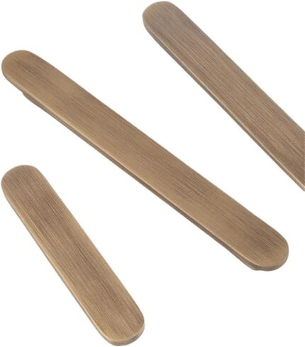 الصلبة النحاس عادي خزانة خزانة درج ناعم مقبض الأثاث العتيقة 1 قطعة (32 مللي متر-أسود) in Kuwait