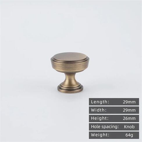العتيقة النحاس الرجعية سحب درج بسيط الصلبة خزانة المطبخ مقبض طويل 1 قطعة (1092-30-Antique) in Saudi Arabia