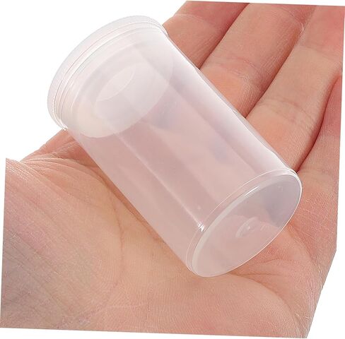 ARTIBETTER 200pcs Plastic Film Canister Holder with Lids Versatile Storage for Art Beads Fish Hooks and Small Accessories Empty Container for Organizing Coins and Camera Reels in Saudi Arabia