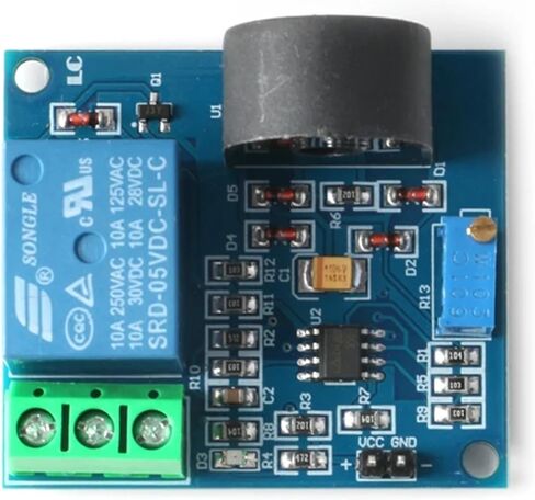 AC Current Sensor 5V Relay Module High Precision Current ZMCT103C 5A Detection Board Sensor Module in Saudi Arabia